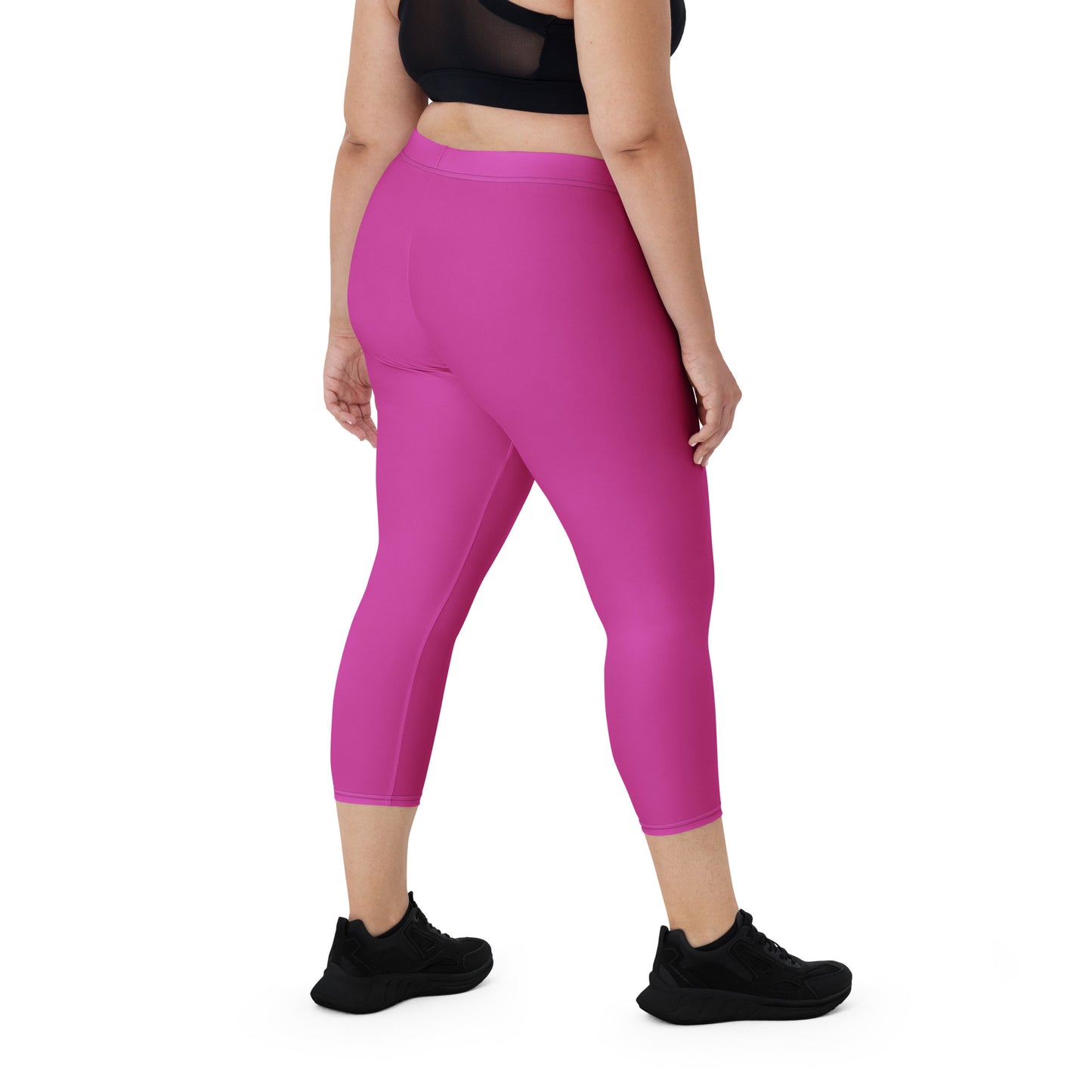 XPOLOX Pink Capri Leggings