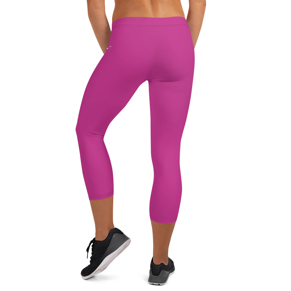 XPOLOX Pink Capri Leggings