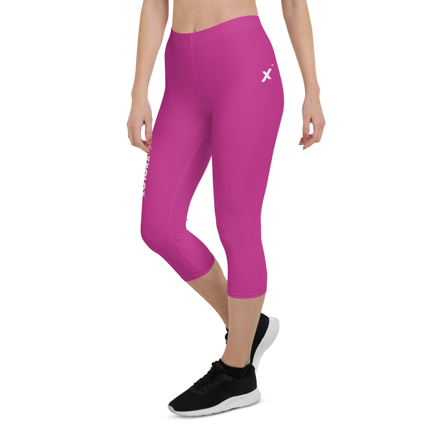 XPOLOX Pink Capri Leggings