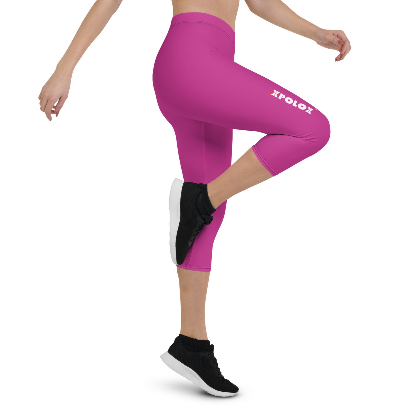 XPOLOX Pink Capri Leggings