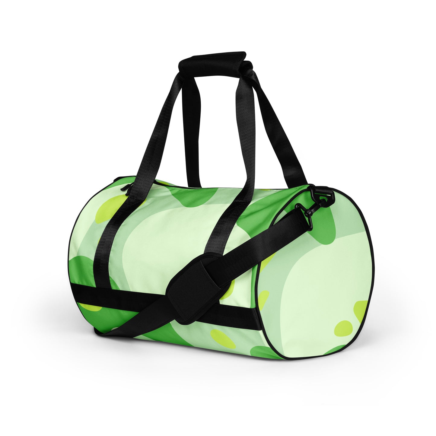 XPOLOX Green White gym bag