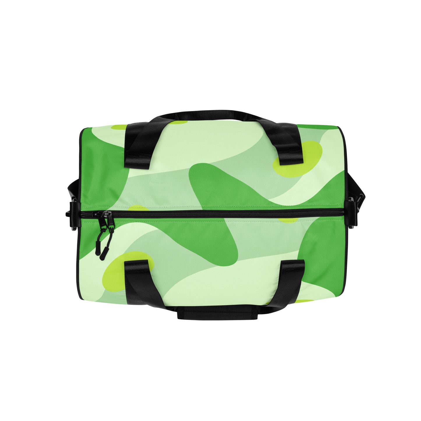 XPOLOX Green White gym bag