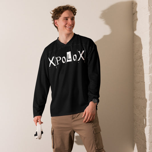 XPOLOX Black Unisex t-shirt