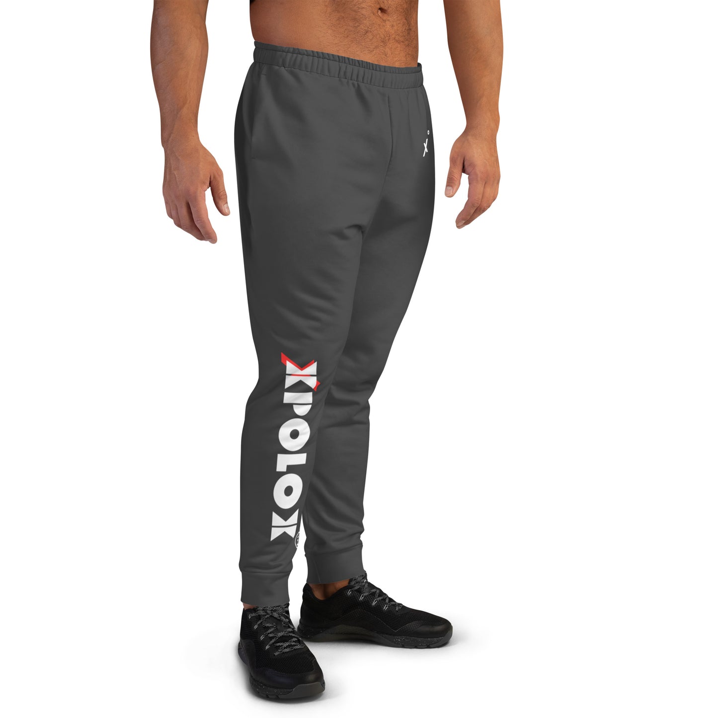 XPOLOX Black Men's Joggers