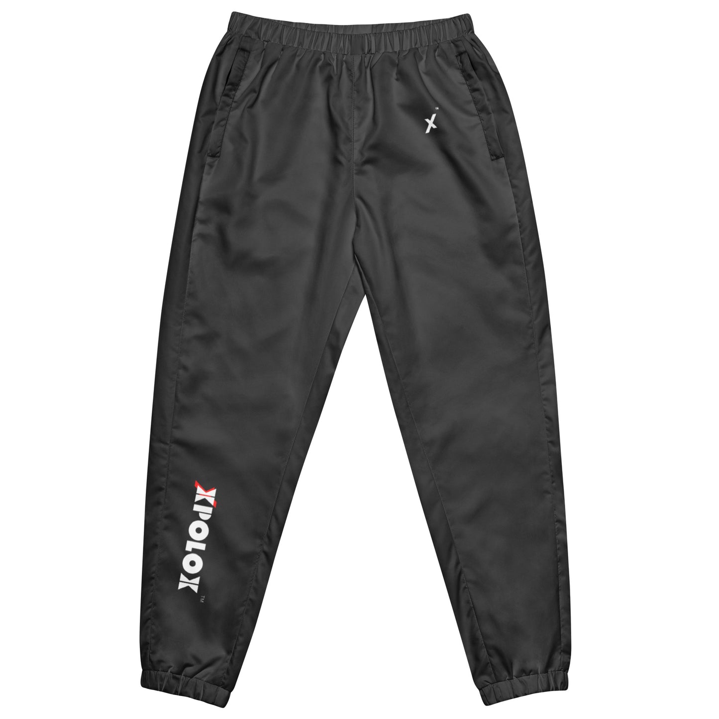 XPOLOX Black Unisex track pants