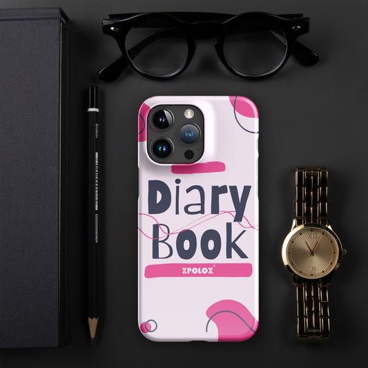 XPOLOX Diary Book Snap case for iPhone®