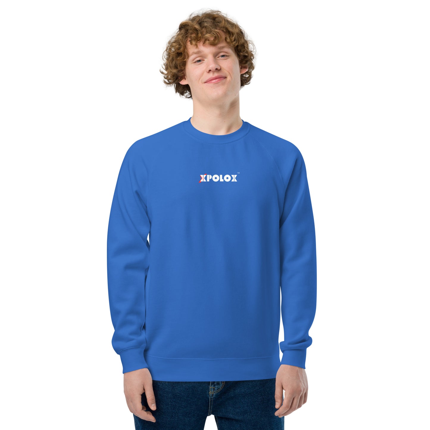 XPOLOX Men's  raglan sweatshirt