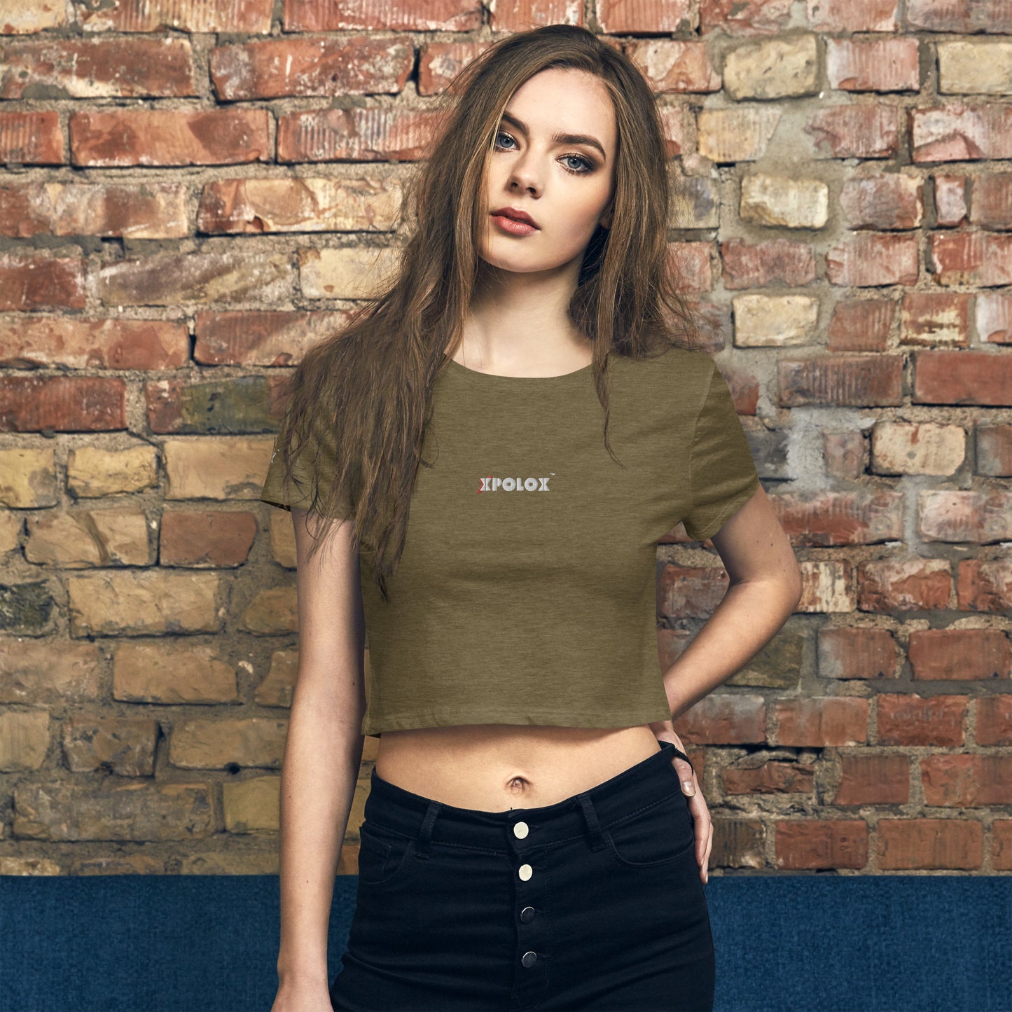 XPOLOX Women’s Crop Tee